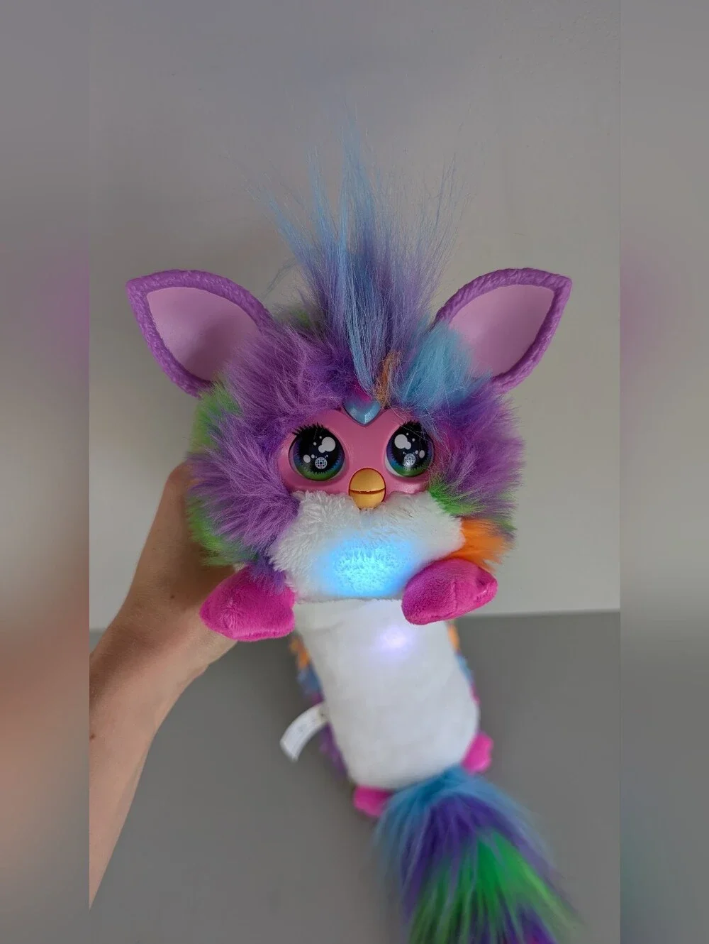 Long Furby DJ Interactive Plush Toy, Lights & Sounds, 32" - Picture 8 of 15